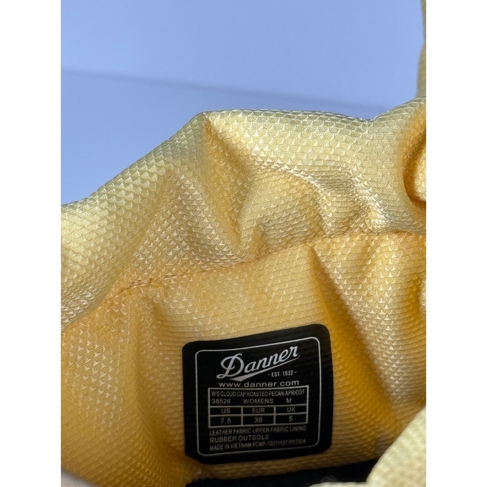 Danner Cloud Cap Boot Womens Insulated Vibram Sole 7.5 Roasted Pecan Apricot - Picture 8 of 10